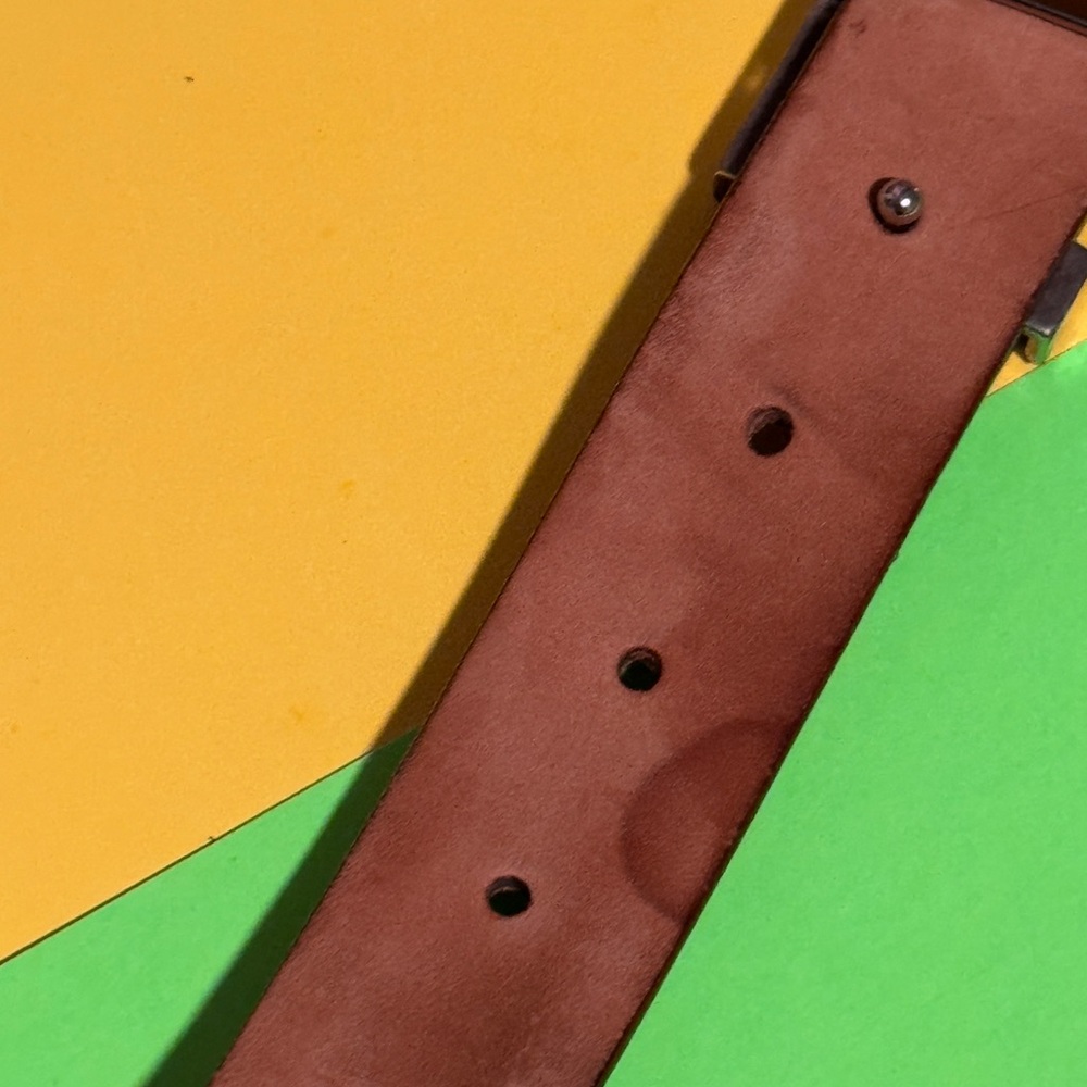 Louis Vuitton Tan Belt with Silver Buckle - Picture 5 of 15